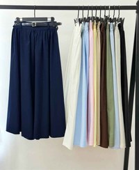 تصویر دامن لینن رنگی کد 6983 