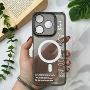 تصویر قاب Diamond Space طرح مگ سیف لنز گلس دار Honor 400 Lite - مشکی 