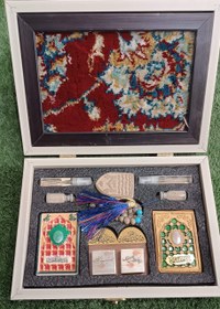 تصویر پک نگین بین الحرمین بهمراه فرش متبرک سایز بزرگ 