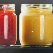 تصویر جار شیشه ای ۲۰۰ سی سی با درب ۶۶ 200 cc glassjar with cap