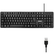 تصویر کیبورد سیمی طرح ایسوس ASUS K49 