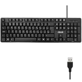 تصویر کیبورد ایسوس مدل K49 با سیم 