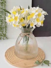 تصویر گلدان شیشه ای 