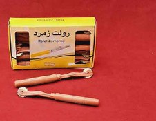 تصویر رولت خیاطی پلاستیکی طرح چوب 