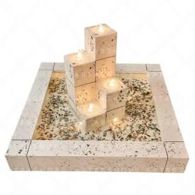 تصویر آبنما مدل پیزا 4 مربع 