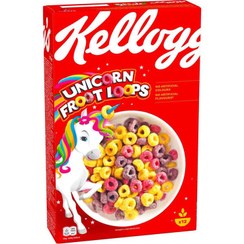 تصویر کورن فلکس یونی کورن کلاگز وزن 375 گرم kellogg's غلات صبحانه کی کلاگز میوه ای 375 گرم یک عددی