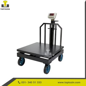 تصویر باسکول ۱۰۰۰ کیلویی (یک تن) محک چرخدار Baskol