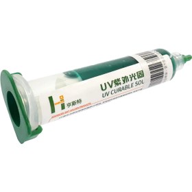 تصویر رنگ محافظ مدار چاپی UV سبز ۱۰ سی سی 