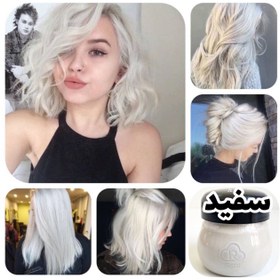 تصویر واکس مو رنگی 