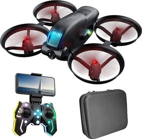 تصویر پهپاد با دوربین دوگانه Mezone Mini FPV RC Drone (Falco cherrug 4K) with Dual Camera - ارسال 10 الی 15 روز کاری 