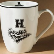 تصویر ماگ کاراجا طرح هاروارد مشکی karaca harvard Karaca kupa