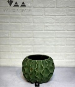 تصویر گلدان کدو موج دار - مثلث دکور 