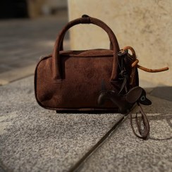 تصویر کیف جیر کوکونات بند بلند دوشی قابل تنظیم - قهوه ای تیره 