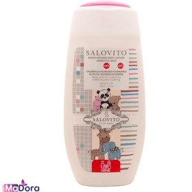 تصویر لوسیون مرطوب کننده 10 درصد آلوئه ورا سالوویتو Salovito Baby Moisturizing Body Lotion 10%