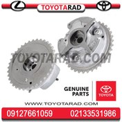 تصویر دنده سر میل سوپاپ تویوتا هایلوکس 2007 تا 2014 برند اصلی جنیون پارت 