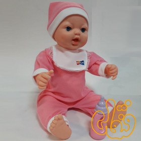 تصویر عروسک صورت متحرک سیلیکونی 68013 LOVELY BABY BELIUDA DOLL _ 68013