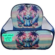 تصویر استخر توپ+حلقه بسکتبال 90*90(تحویل حضوری تهران - شهرستان پس کرایه) 