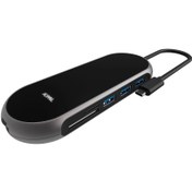 تصویر هاب USB- C جی سی پال Onyx USB- C 9- Port Hub JCP6254 Onyx USB- C 9- Port Hub JCP6254