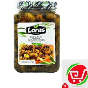 تصویر زیتون بدون هسته کبابی گریل شده لوراس (2200 گرم) loras زیتون لوراس