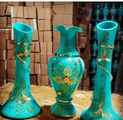 تصویر تنگ و شمعدانی فیروزه 