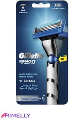 تصویر تیغ اصلاح ژیلت مچ تری توربو  با 2 یدک Gilet Mach3 Turbo