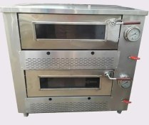 تصویر فر پیتزا صندوقی آنالوگ دو طبقه ظرفیت ۱۸ بشقاب 