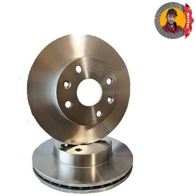 تصویر دیسک ترمز جلو سایپا کد 500653 مناسب پراید 