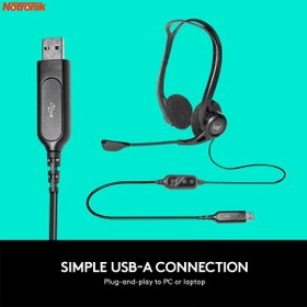 تصویر هدست USB لاجيتک 960 Logitech 960 USB Headset