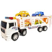 تصویر تریلی حمل خودرو بزرگ مناسب کودک و خردسال 