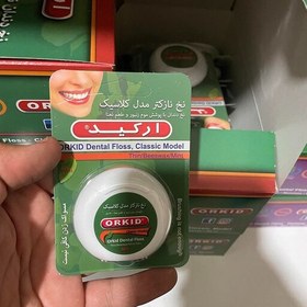 تصویر نخ دندان ارکید 50متری ORKID نعناع کلاسیک مجموعه 240عددی 