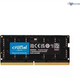 تصویر رم لپ تاپ کروشیال مدل DDR5 5600 MHz SO-DIMM ظرفیت 8 گیگابایت Crucial 8GB Laptop DDR5 5600 MHz SO-DIMM Laptop Memory