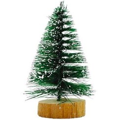 تصویر درخت کریسمس مدل کاج مینیاتوری نوک برفی 