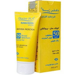 تصویر کرم ضد آفتاب کوئیک سان پروتکشن SPF50 دکتر ژیلا 50 گرم 