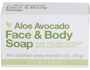 تصویر صابون جامد آووکادو فوراور ALOE AVOCADO FACE AND BODY SOAP