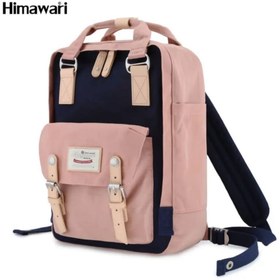 تصویر کوله دانشجویی دخترانه و پسرانه وارداتی هیماواری مدل 188 سایز کوچک Himawari backpack 188-S