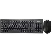 تصویر کیبورد و ماوس بی سیم ای فورتک مدل 3000N 3000N PADLESS Wireless Keyboard and Mouse