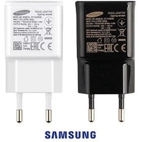 تصویر آداپتور شارژر 15 وات دو پین سامسونگ - مشکی Samsung 15W dual-pin charger adapter