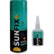 تصویر چسب 123 سان فیکس 400 میلی لیتر سبز SUN FIX 