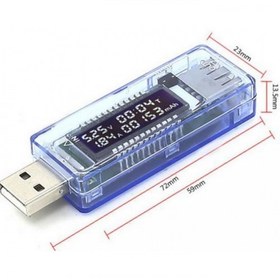 تصویر تستر USB و مانیتورینگ Keweisi KWS-V20 ( اصلی ) USB TESTER