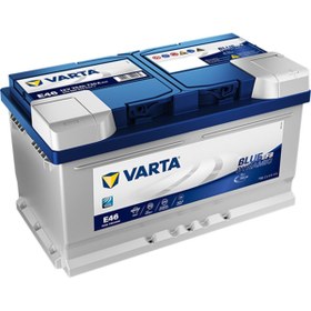 تصویر باتری باطری 12V 75 Ah E46 Blue Dynamic Efb Start Stop Auto 2021 تولید Varta 