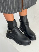 تصویر نیم بوت زنانه هرمس مدل 4208 با چرم 