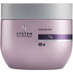 تصویر ماسک مو Wella اورجینال خوب WLL/SP/COL/MSK400N System Professional Color Save C3 Color Protective Care Mask for Dyed Hair 400ml 
