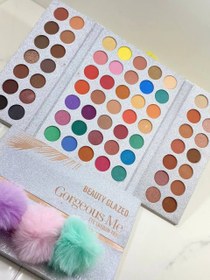 تصویر پالت سایه چشم ۶۳ رنگ کتابی 