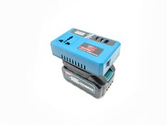 تصویر تبدیل باتری به برق شهری باس مدل BC با خروجی USB و تایپ C 