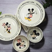 تصویر ست بشقاب و کاسه طرح میکی موس و مینی موس - نوع: بشقاب و کاسه میکی 