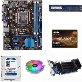 تصویر کیس گیمینگ H61/Core i3/8GB/GT730/SSD/HDD 