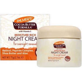 تصویر کرم شب آبرسان پالمرز حاوی کره کاکائو 75 میل Palmer’s Cocoa Butter Formula Moisture Rich Night Cream 