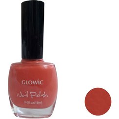 تصویر لاک ناخن گلوویک حجم 18 میل شماره 114 Glowic nail polish volume 18 ml number 114 