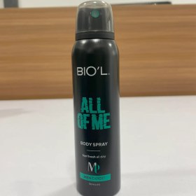 تصویر اسپری بدن مردانه مدل All Of Me حجم 150میل بیول Biol Body Spray All Of Me For Men 150ml