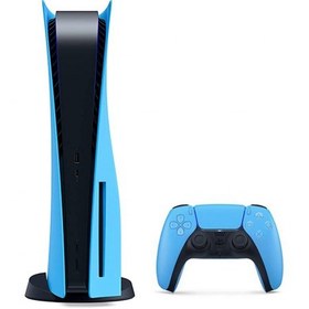 تصویر پلی استیشن 5 با درایو باندل سفارشی - Playstation 5 Standard Edition Bundle StarLight Blue 